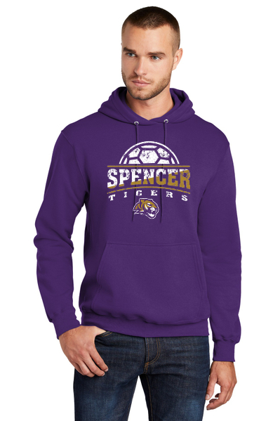 SHS Boys Soccer - Hooded - Adult Small - Purple