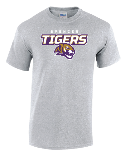 CLEARANCE | Adult Cotton Short Sleeve T-Shirt | Tigers Spirit | Men's X-Large