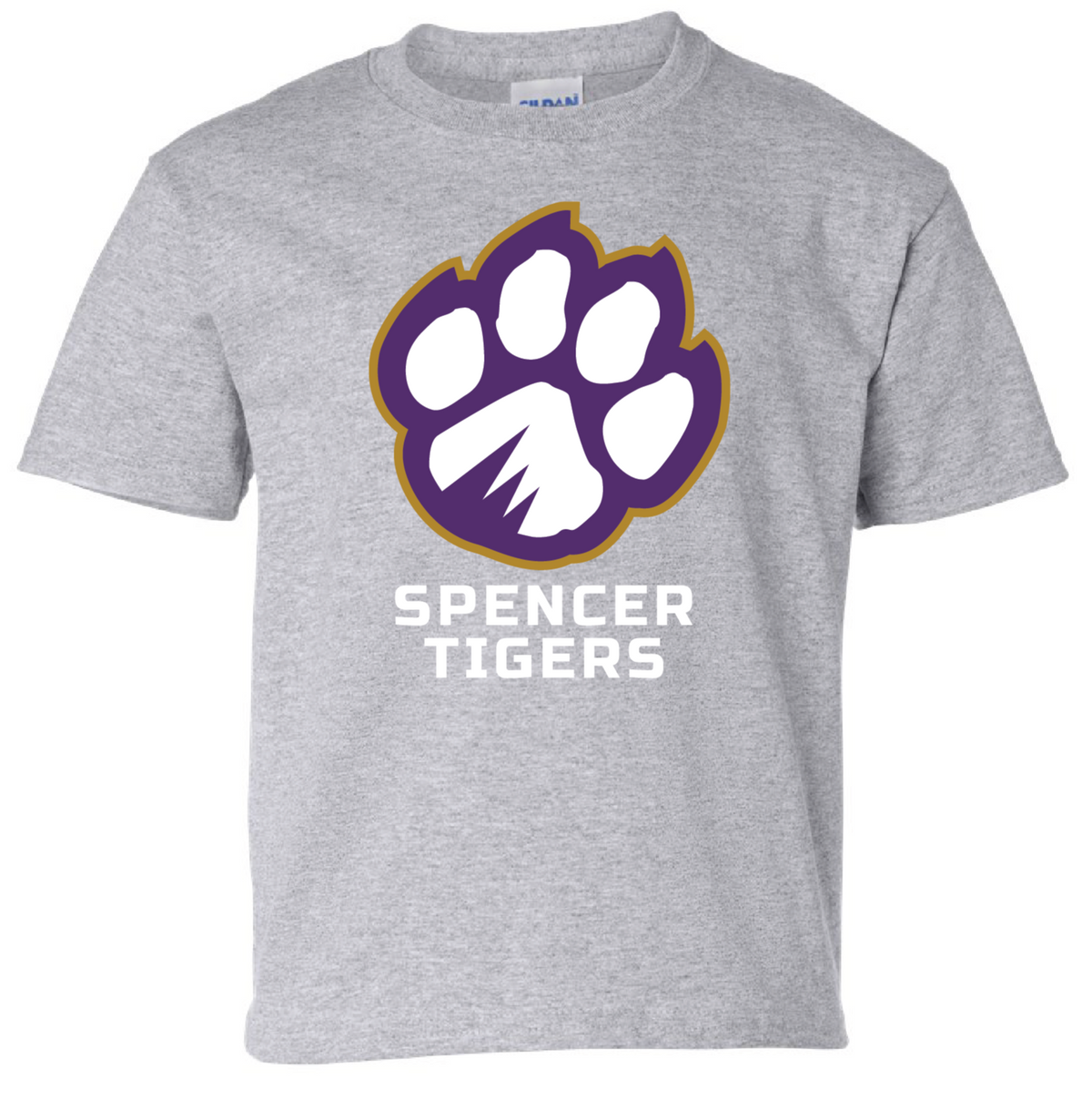 Youth Cotton Short Sleeve T-Shirt | Full-Front Paw