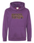 CLEARANCE | Glitter Spencer Tigers Paw | Plum Purple Hoodie