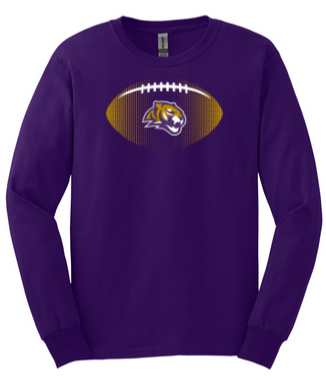 Adult Long Sleeve Cotton Shirt | Tiger Football 2.0