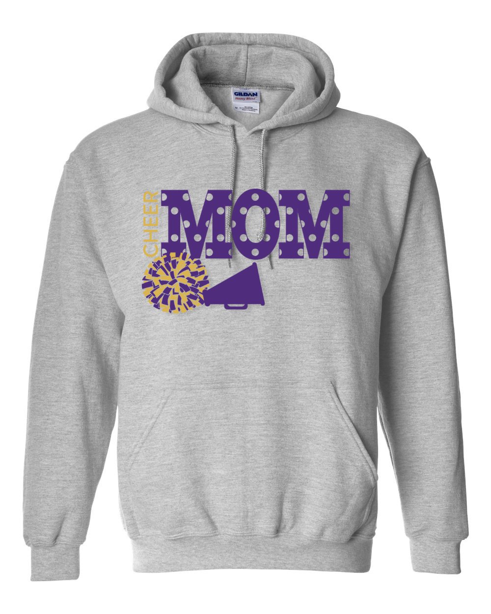 RETRO | Unisex Heavy Blend Hooded Sweatshirt | Cheer Mom