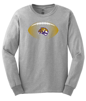Adult Long Sleeve Cotton Shirt | Tiger Football 2.0