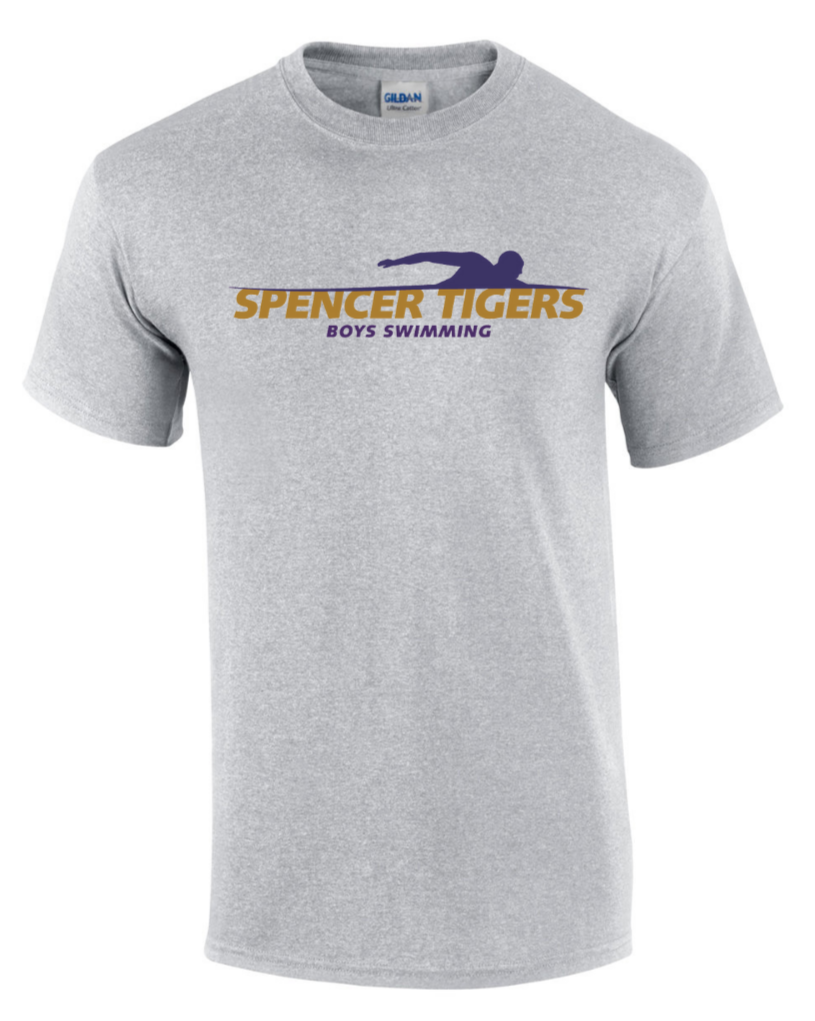 Adult Cotton Short Sleeve T-Shirt | Boys Swim Team