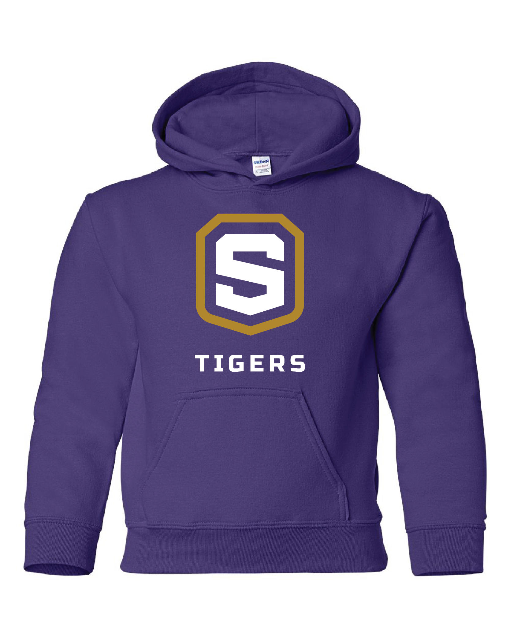 Youth Heavy Blend Hooded Sweatshirt | Tigers Shield