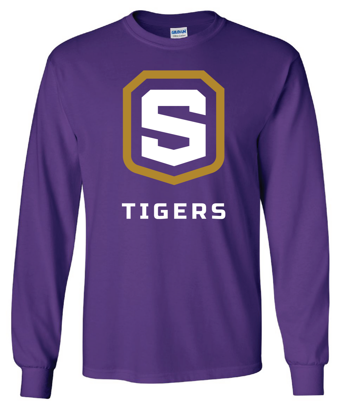 Adult Long Sleeve Cotton Shirt | Tigers Shield