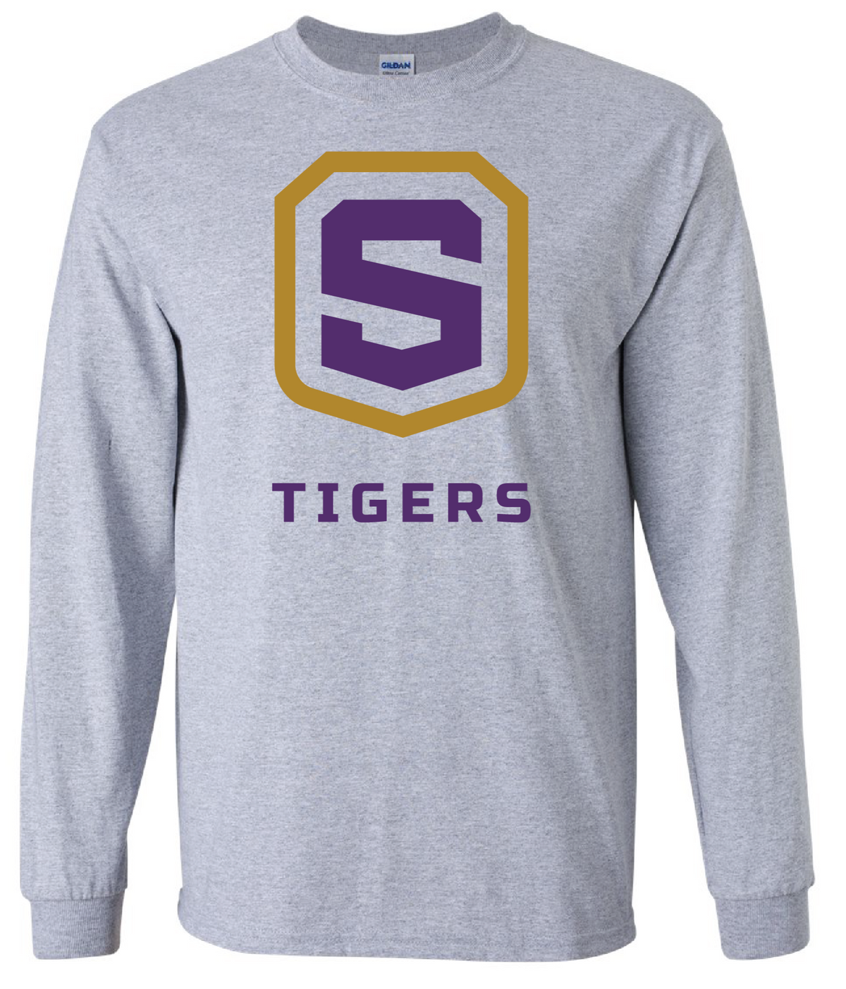 Adult Long Sleeve Cotton Shirt | Tigers Shield