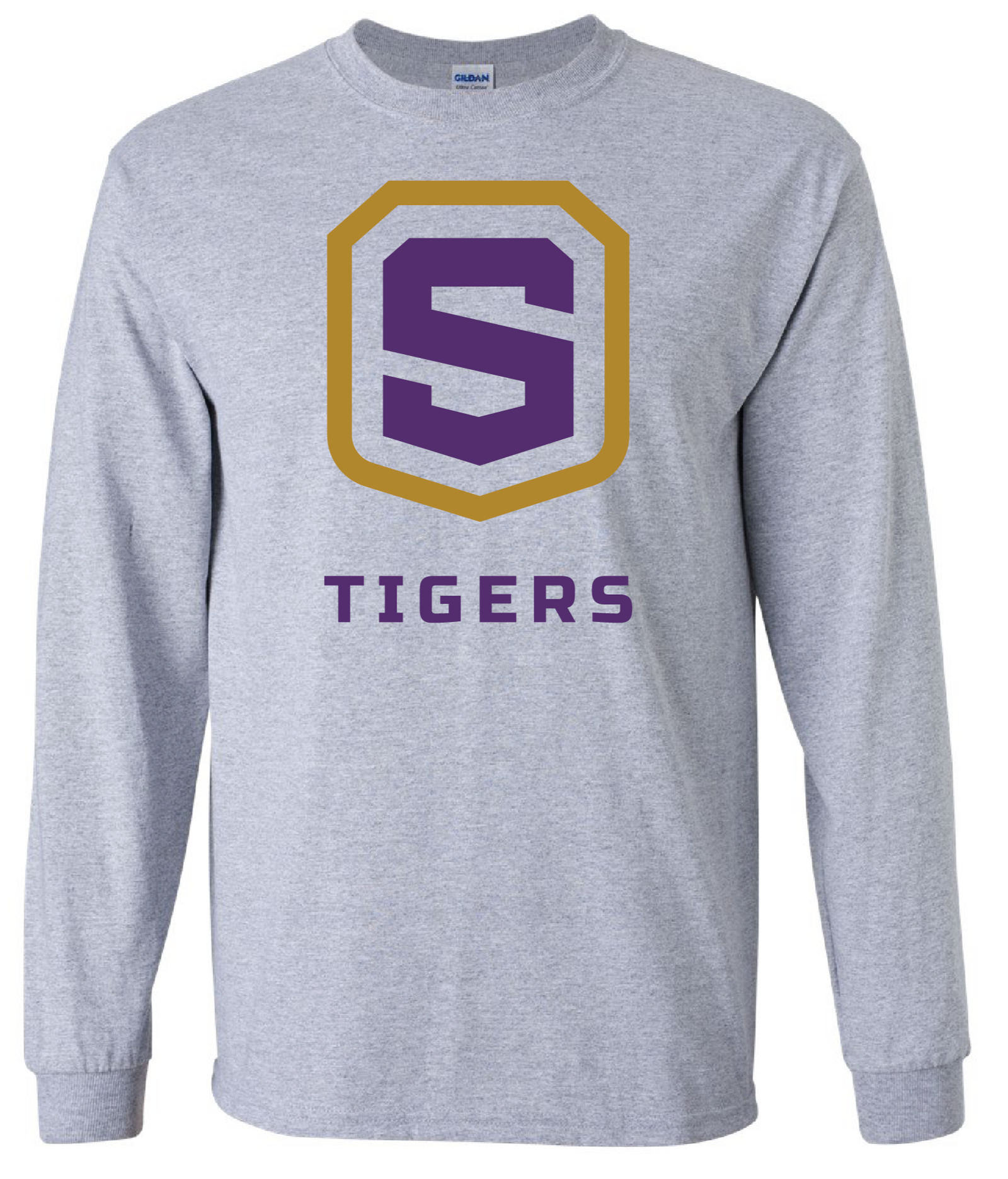Adult Long Sleeve Cotton Shirt | Tigers Shield