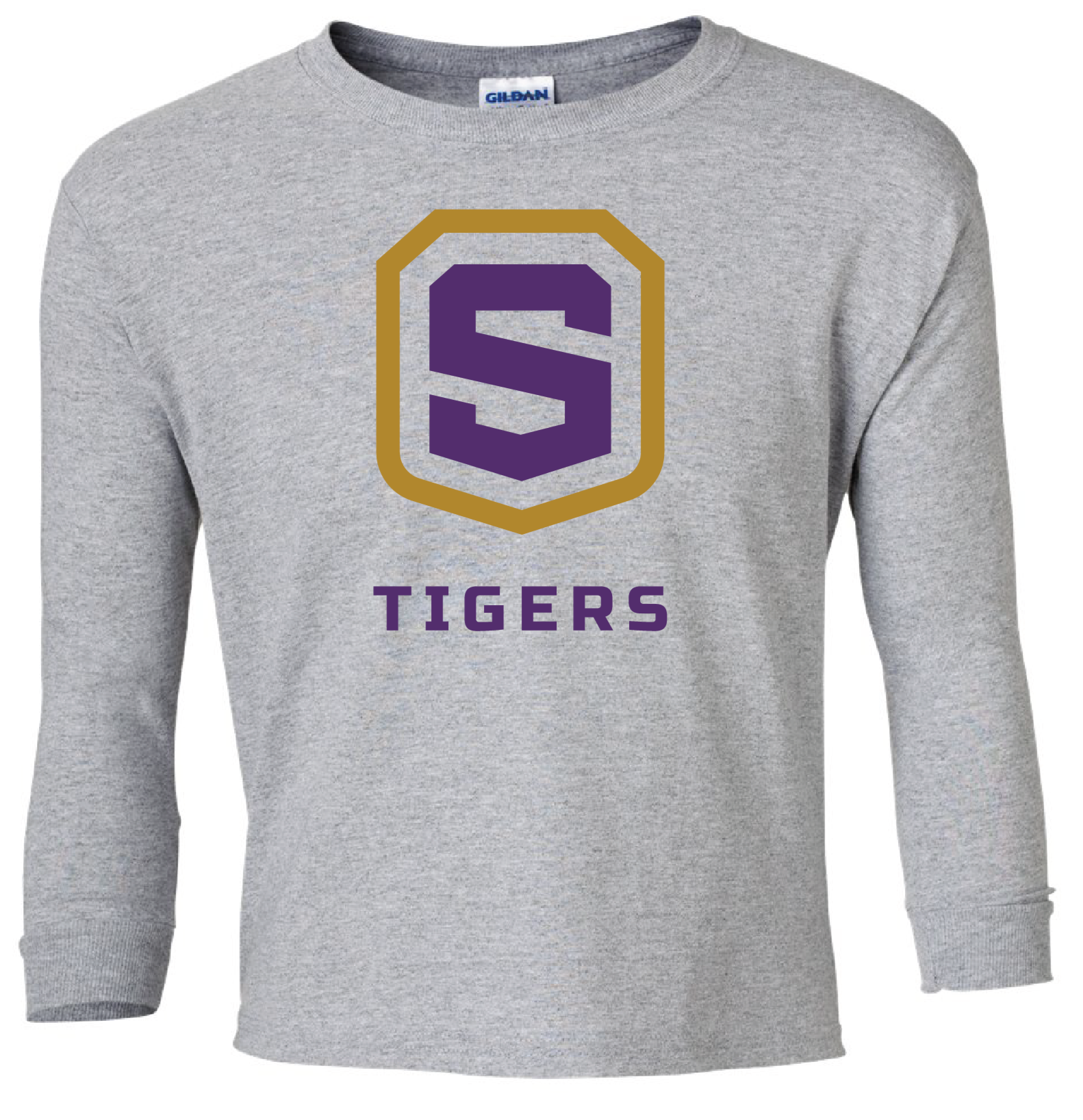 Youth Long Sleeve Cotton Shirt | Tigers Shield