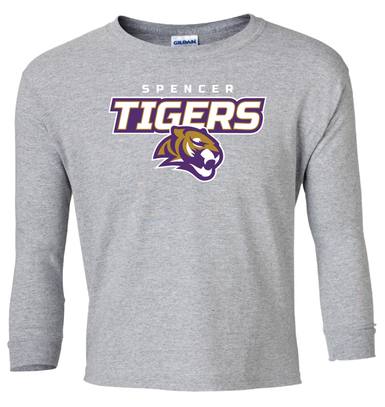 Youth Long Sleeve Cotton Shirt | Tigers Spirit