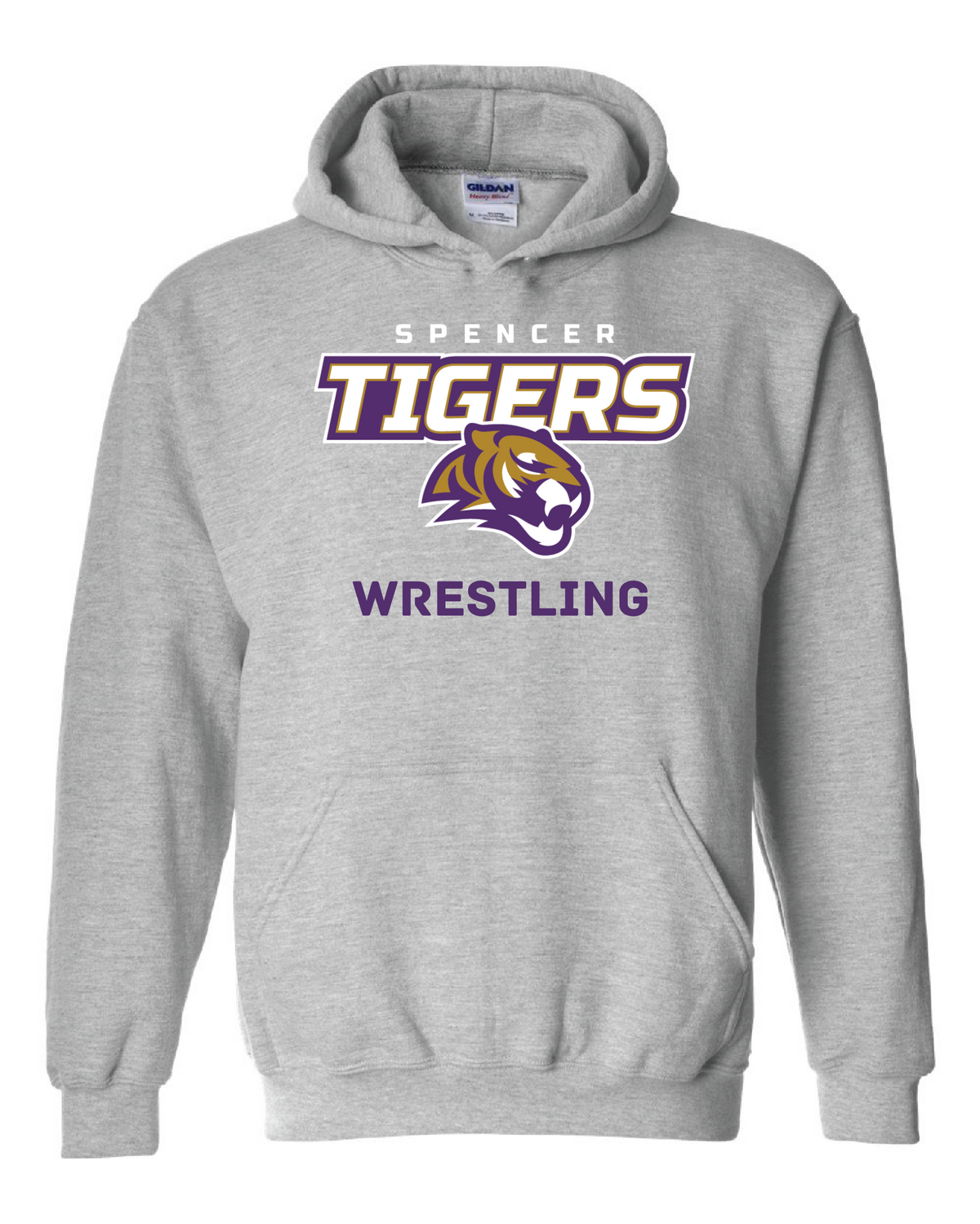 Adult Heavy Blend Hooded Sweatshirt | Tigers Spirit-Wrestling