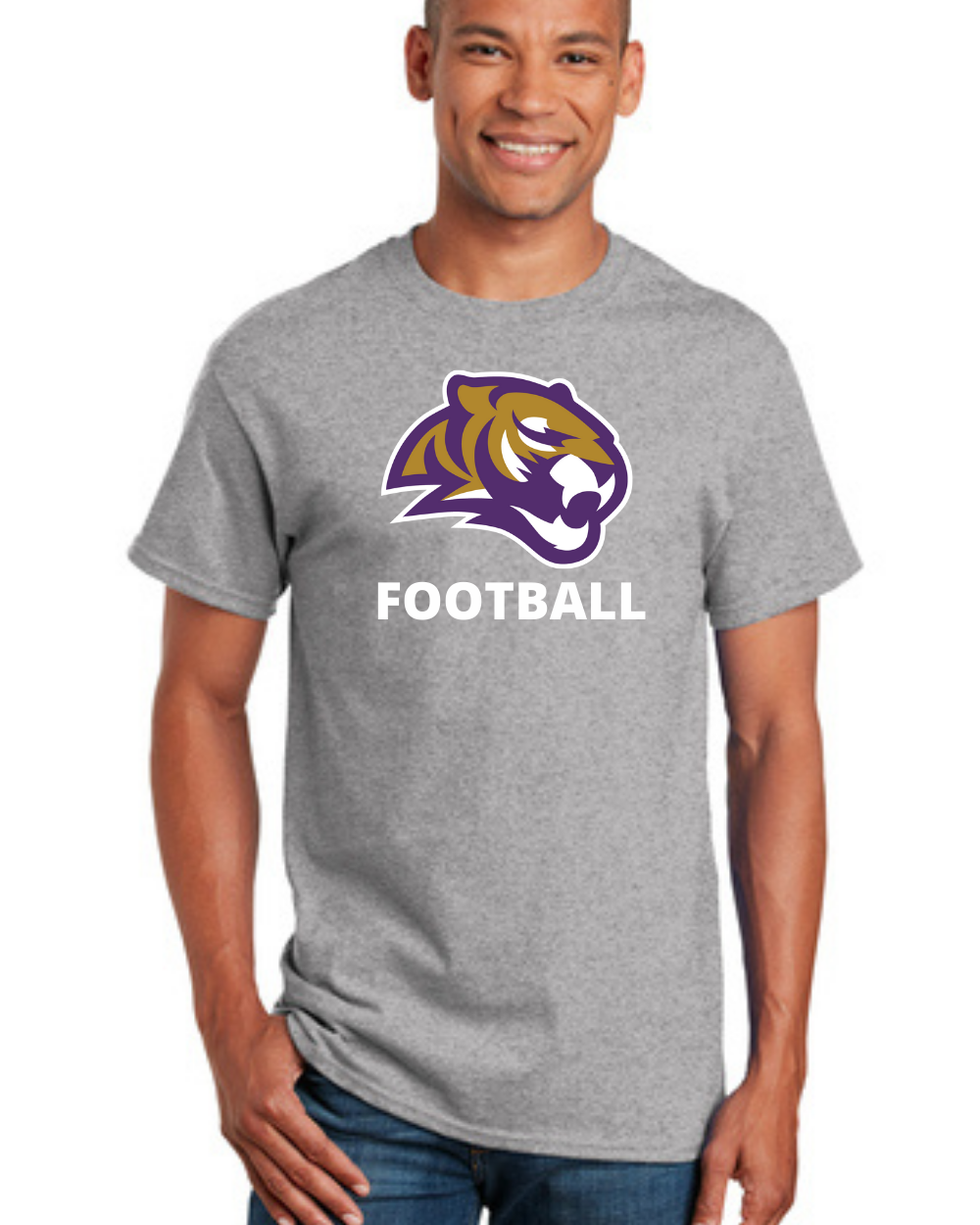 Adult Cotton Short Sleeve T-Shirt | Tigers Football