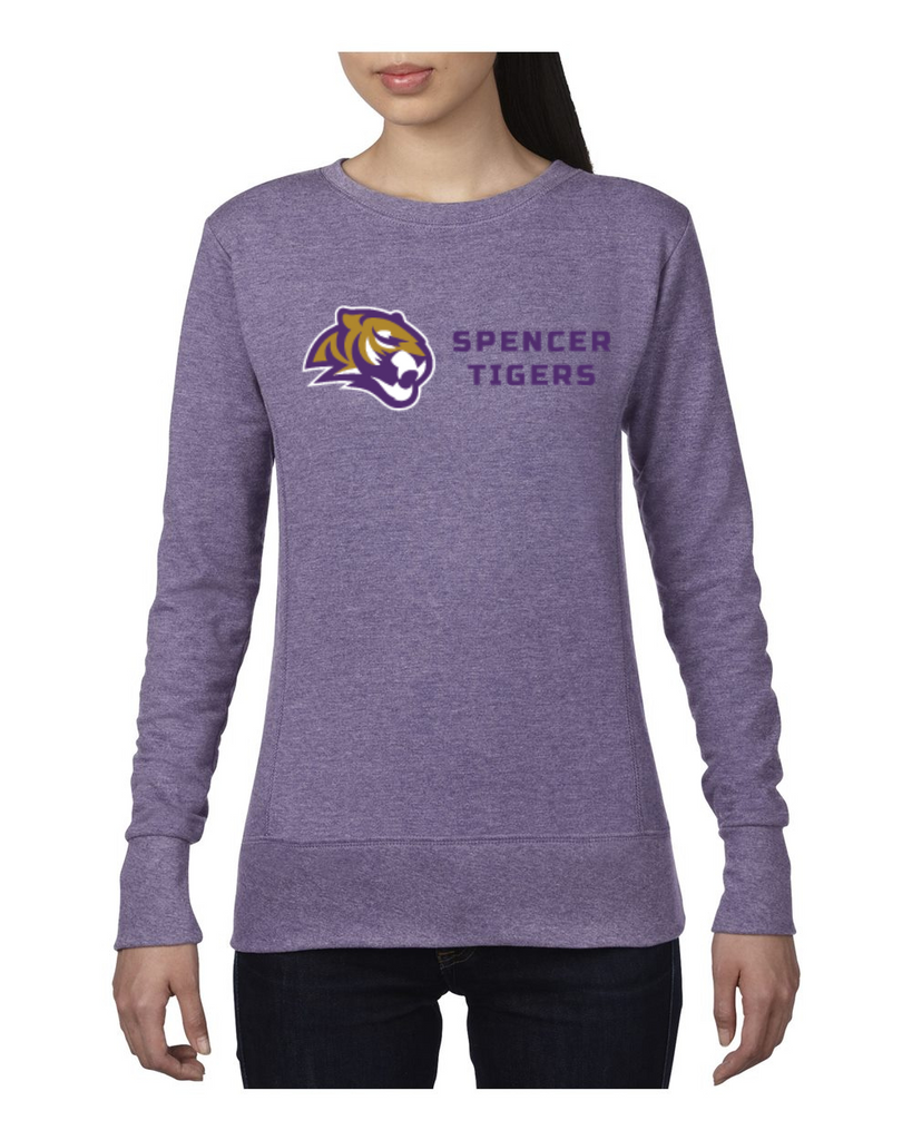 Anvil ladies french clearance terry crewneck sweatshirt