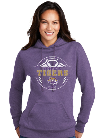 CLEARANCE | SHS Girls Soccer - Hoodie - Women&#39;s Medium - Heathered Purple