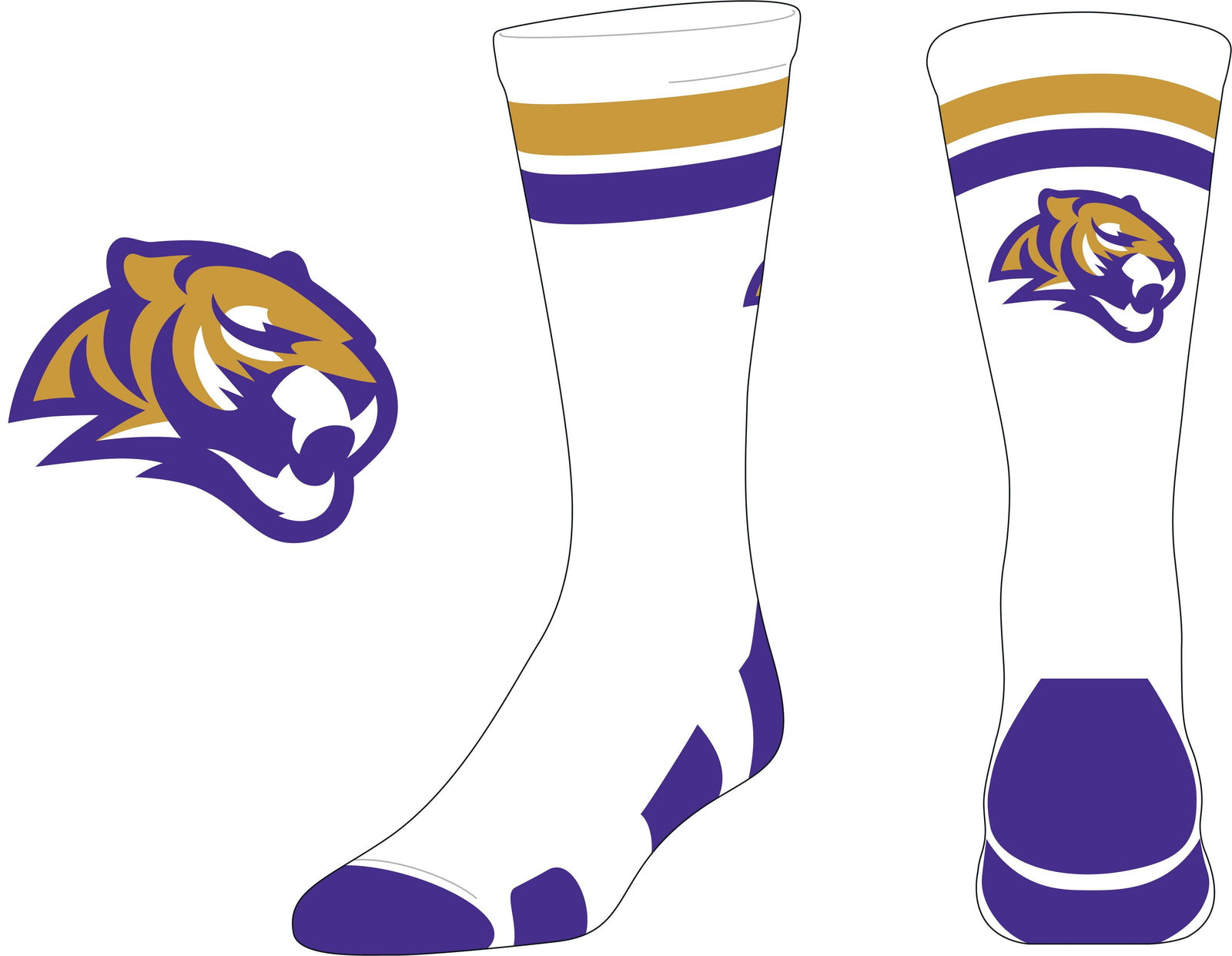 CLEARANCE | Spencer Tigers 2020-2022 Football Socks