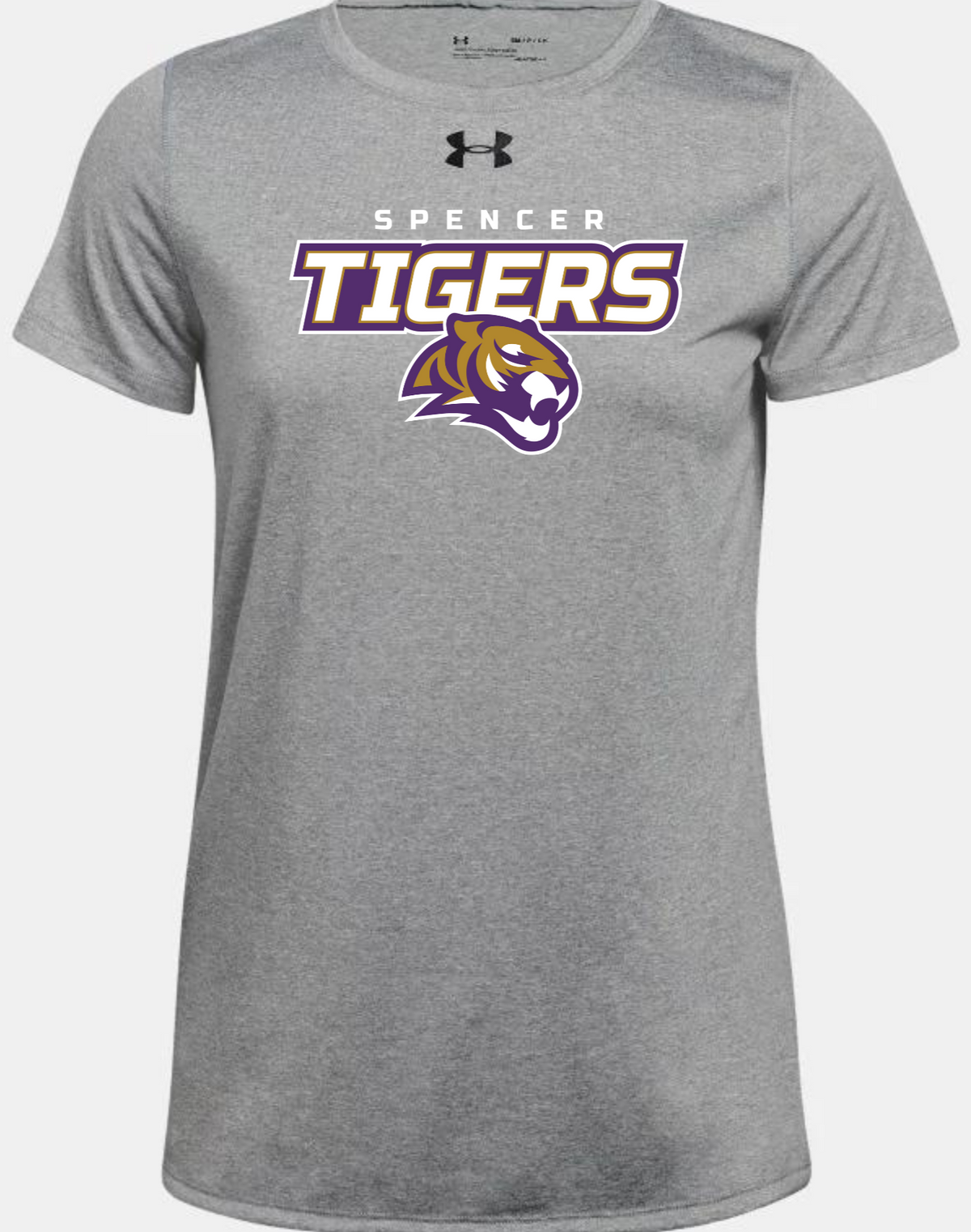 CLEARANCE | Women&#39;s Under Armour Short Sleeve Locker T | Tigers Spirit - Women&#39;s Large