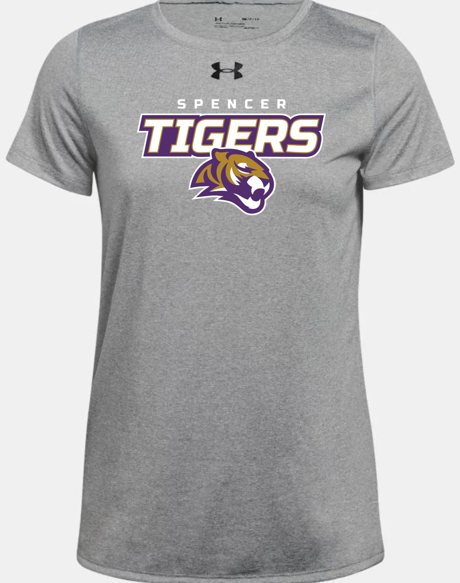 CLEARANCE | Women's Under Armour Short Sleeve Locker T | Tigers Spirit - Women's Large
