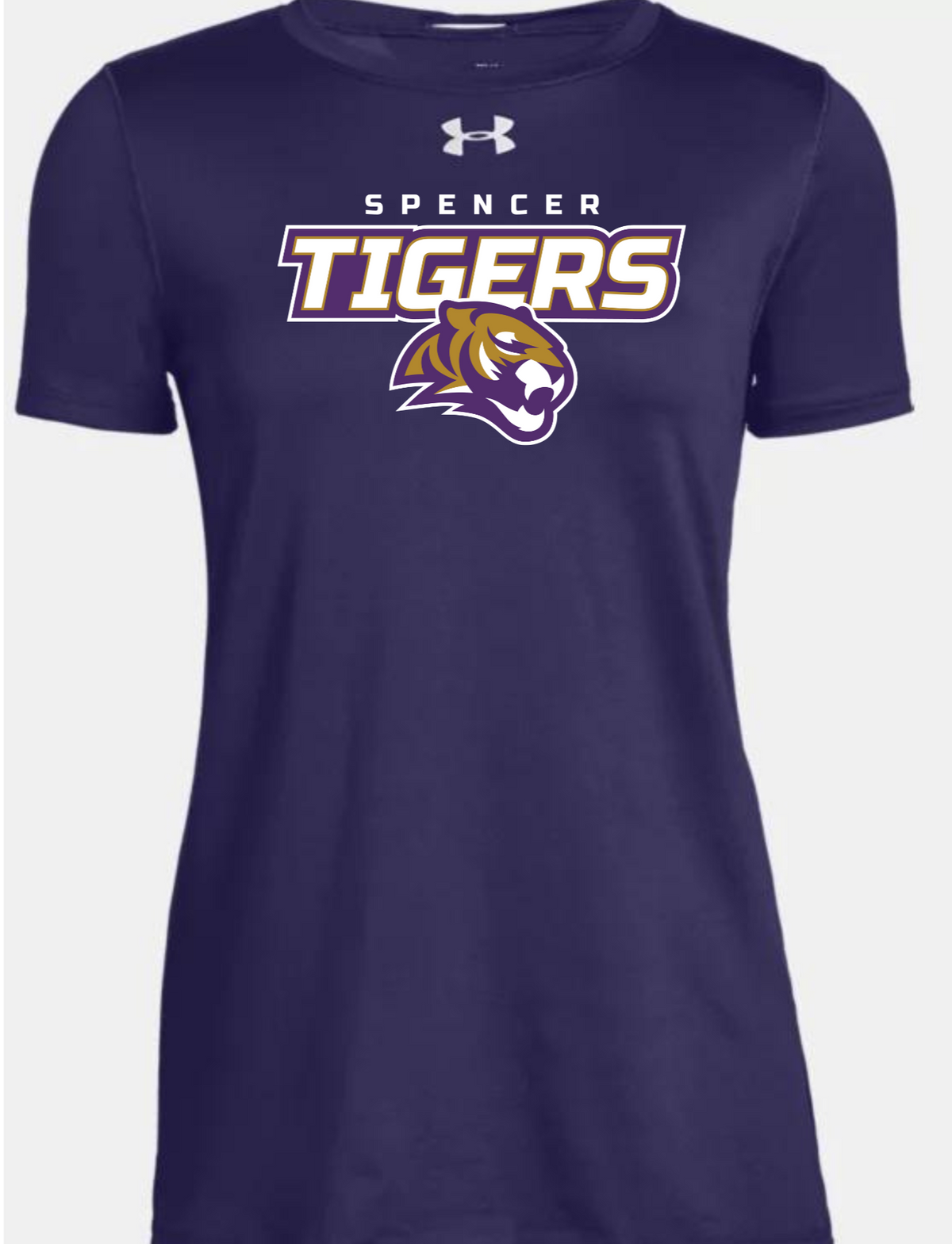 CLEARANCE | Women&#39;s Under Armour Short Sleeve Locker T | Tigers Spirit - Women&#39;s Large