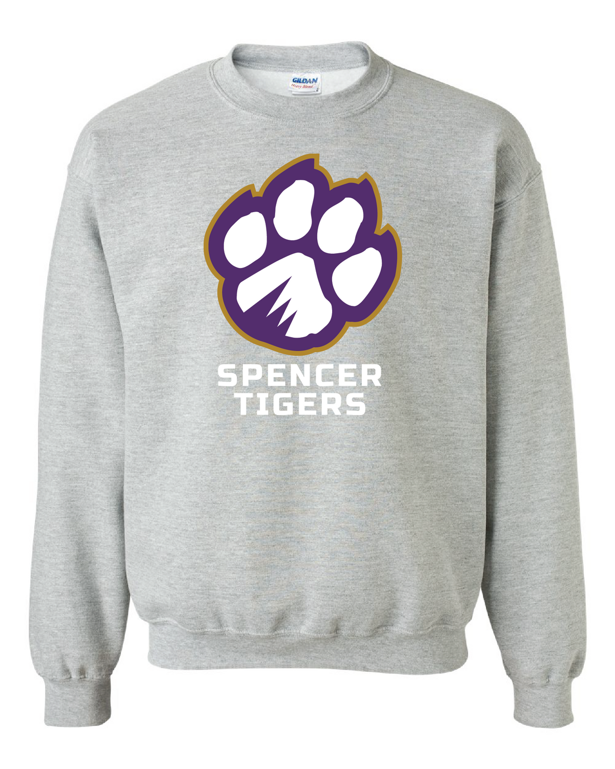 Adult Heavy Blend Crewneck | Full-front Paw