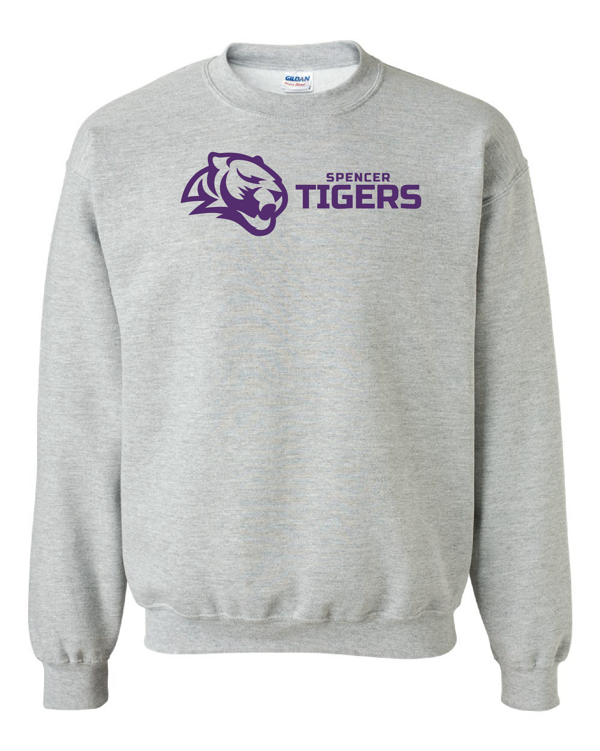 Adult Heavy Blend Crewneck | Horizontal Tiger