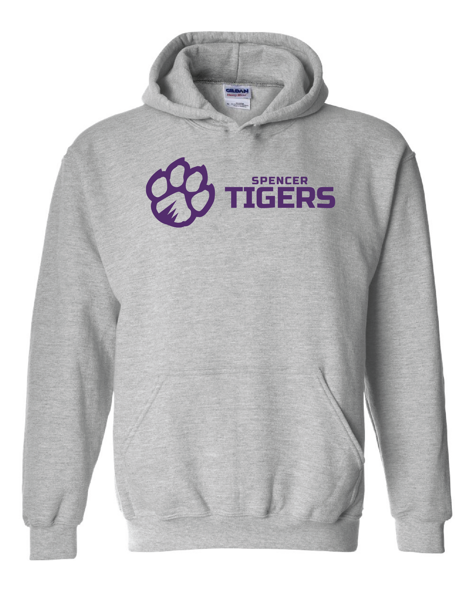 Adult Heavy Blend Hooded Sweatshirt | Horizontal Paw