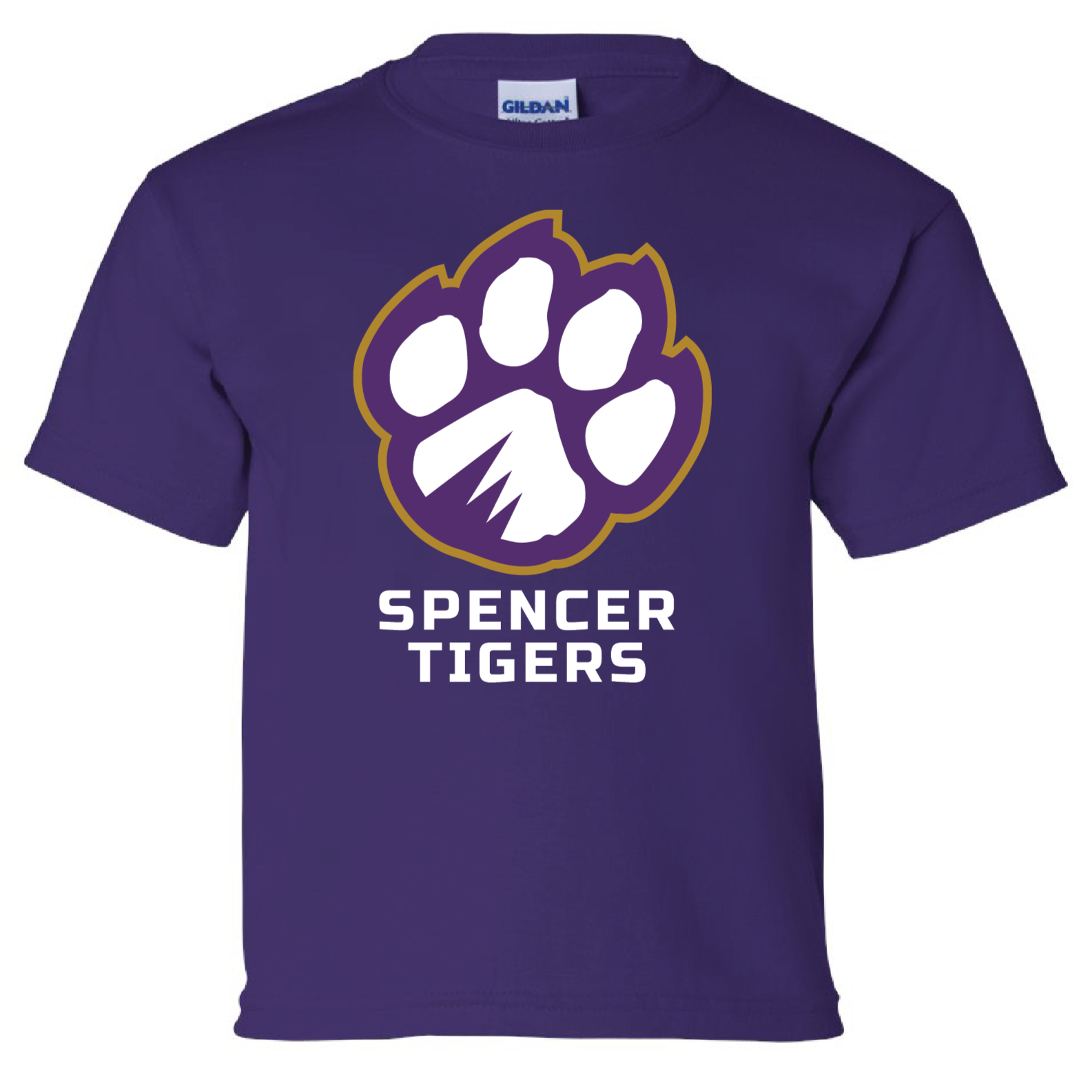Youth Cotton Short Sleeve T-Shirt | Full-Front Paw