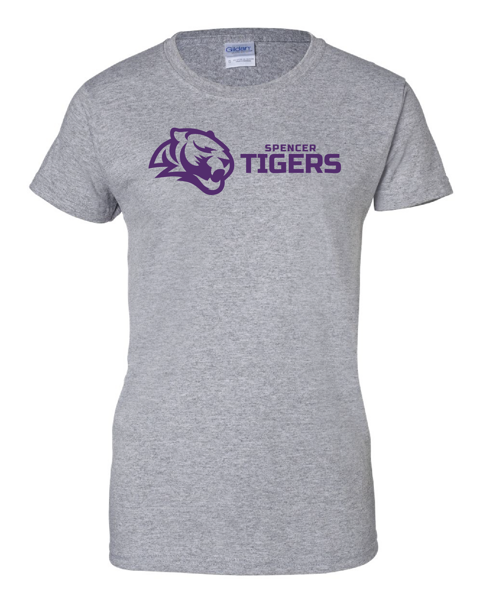 Women's Cotton Short Sleeve T-Shirt | Horizontal Tiger