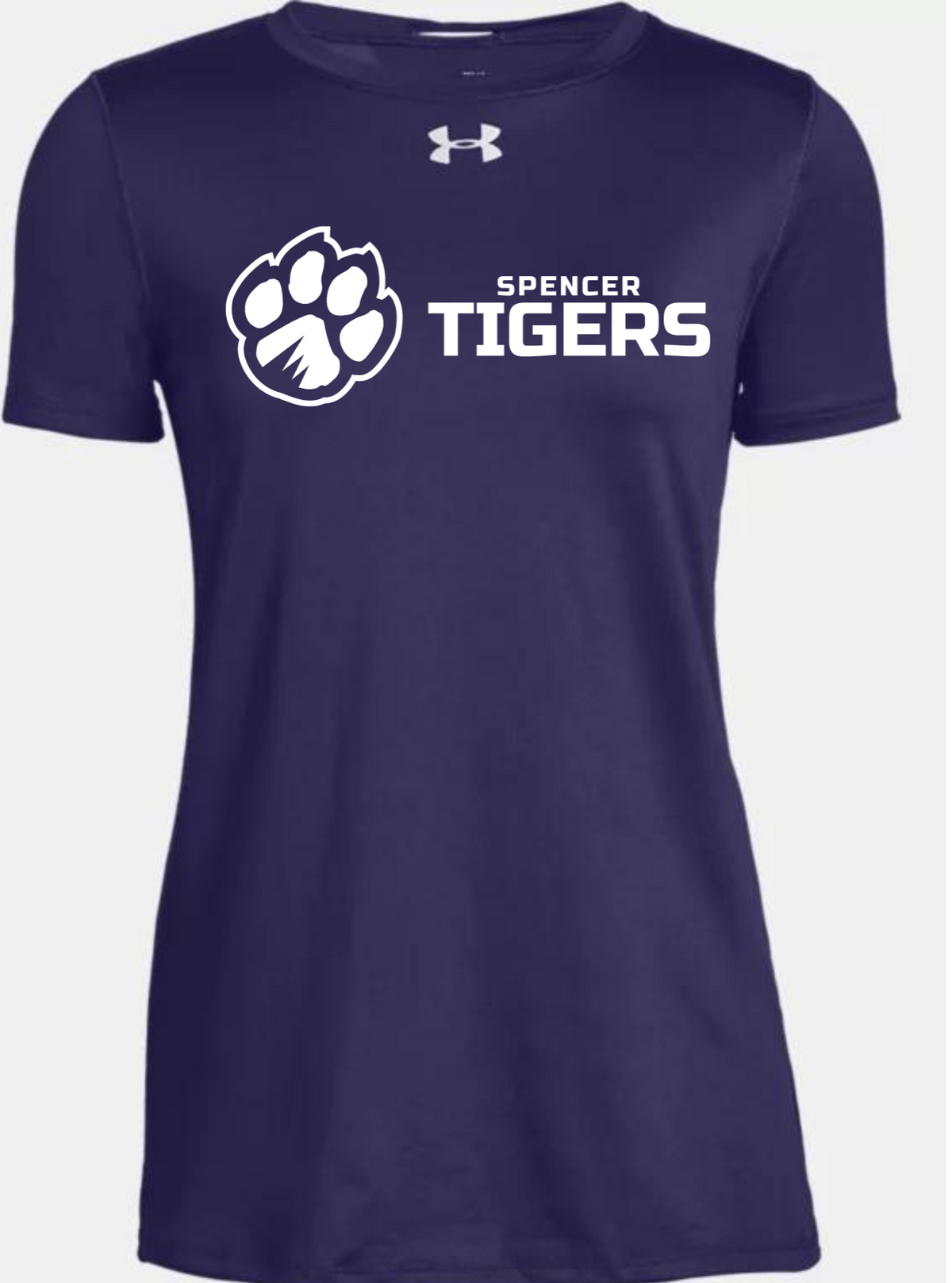 CLEARANCE | Women&#39;s Under Armour Short Sleeve Locker T | Tigers Spirit - Women&#39;s Large