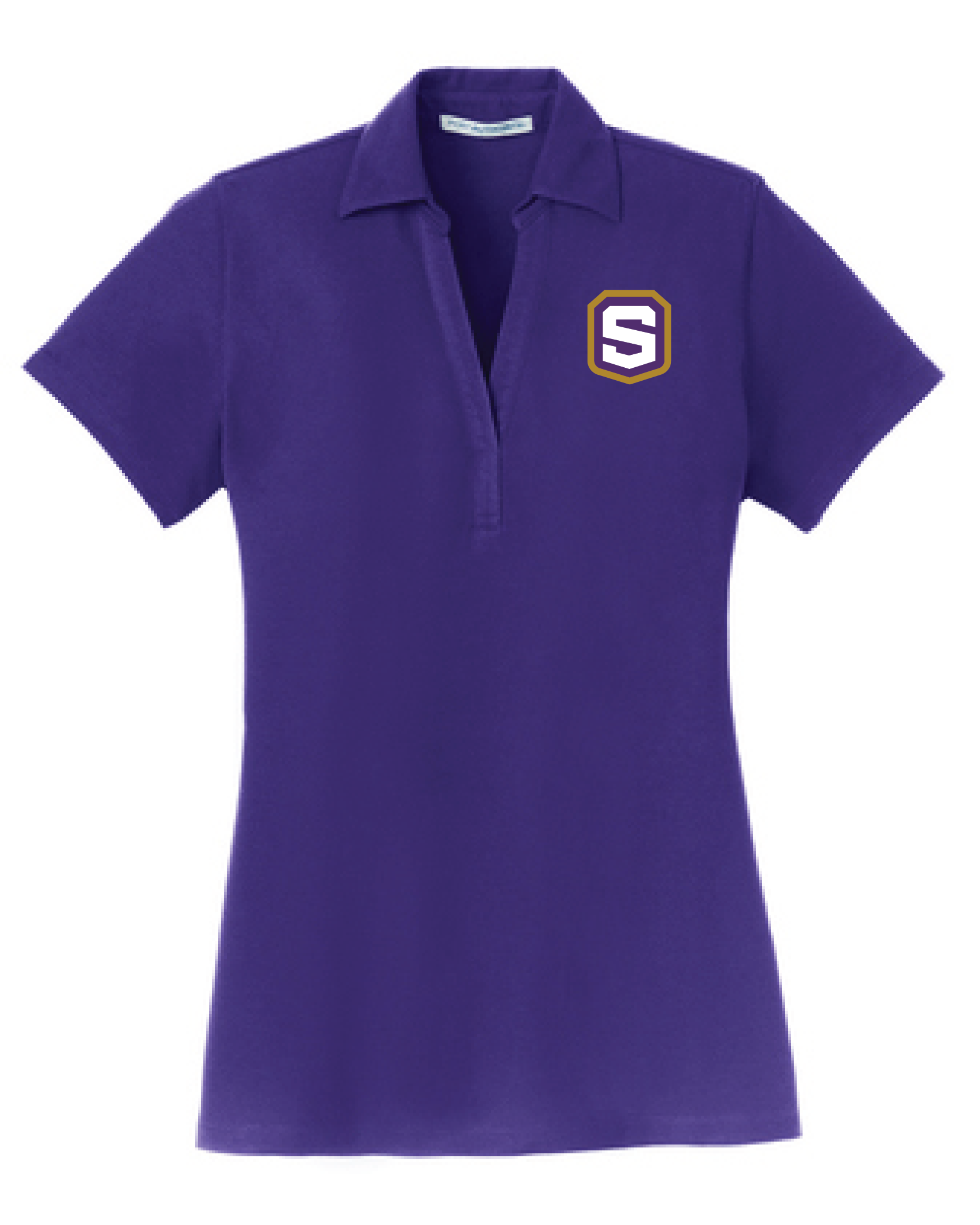 Women's Silk Touch Y-Neck Polo | S-Shield Embroidery