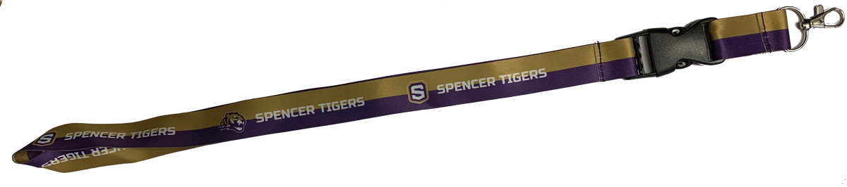 Spencer Tigers Lanyard - 1&quot; x 16&quot;
