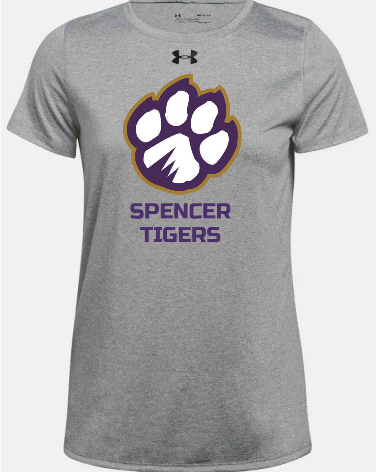 CLEARANCE | Women&#39;s Under Armour Short Sleeve Locker T | Tigers Spirit - Women&#39;s Large