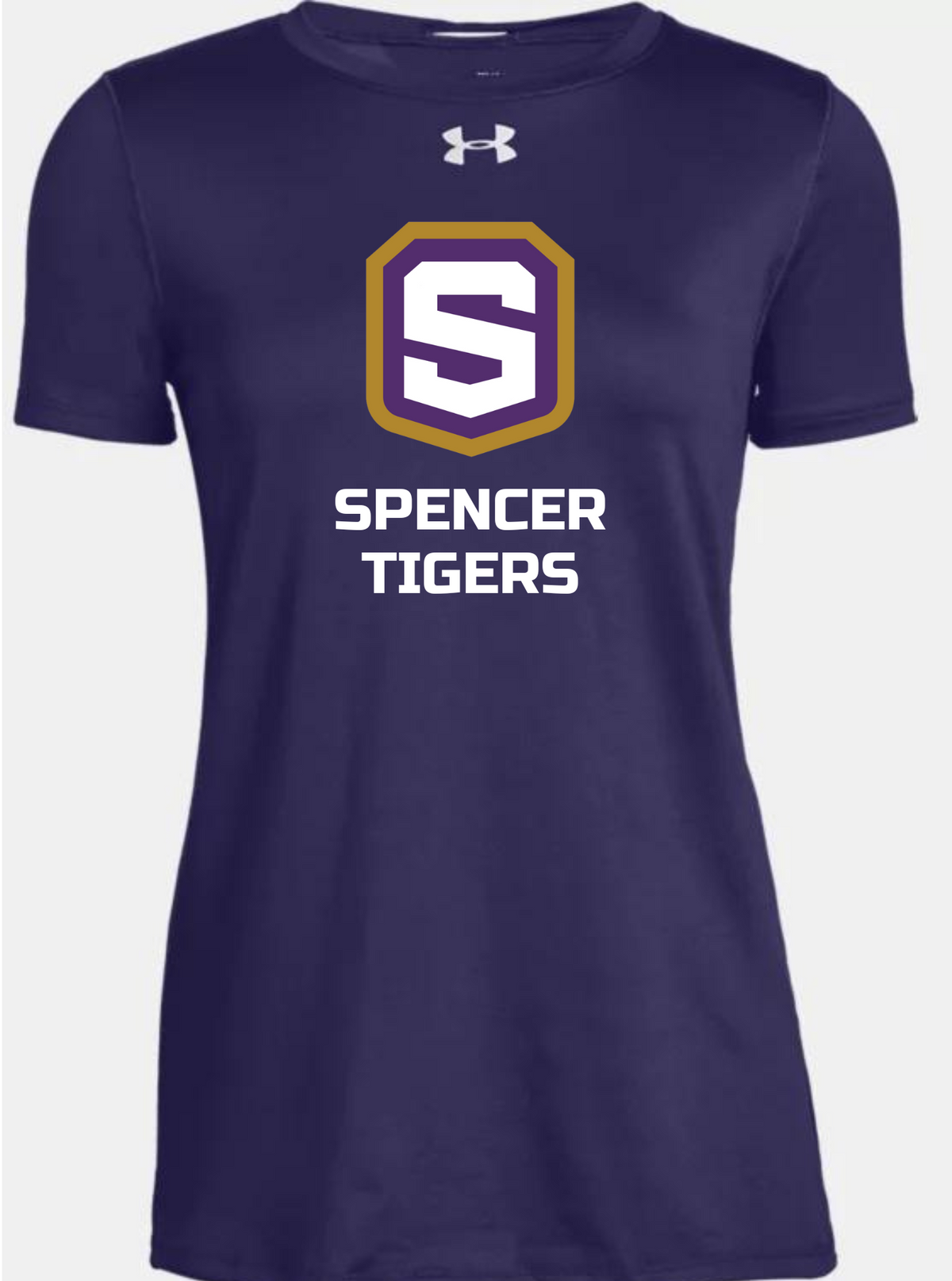 CLEARANCE | Women&#39;s Under Armour Short Sleeve Locker T | Tigers Spirit - Women&#39;s Large