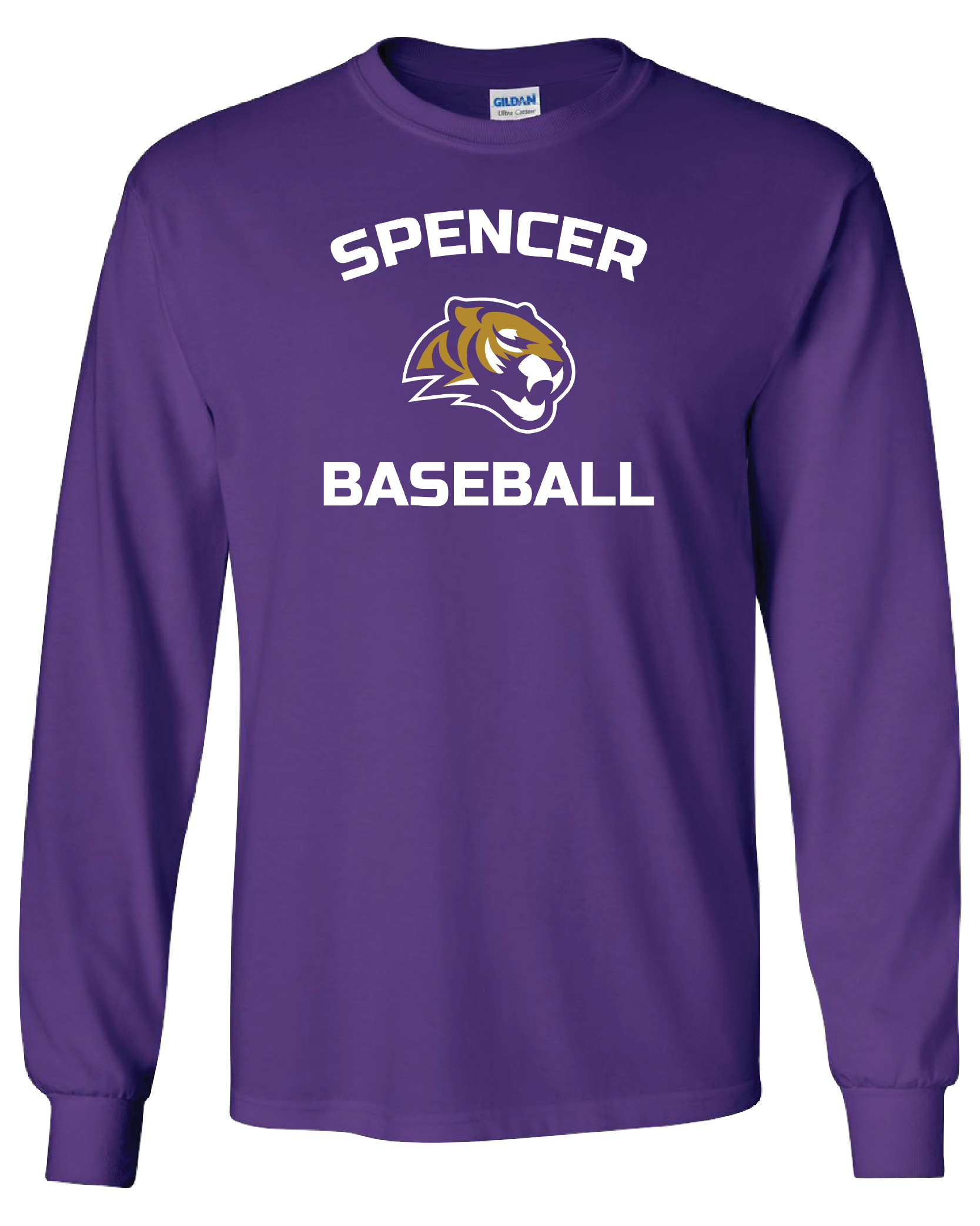 Adult Long Sleeve Cotton Shirt | Spencer Baseball