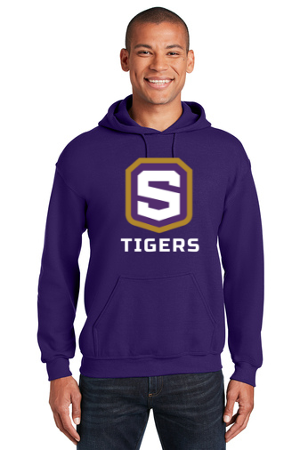 CLEARANCE | Gildan Hooded Sweatshirt - Youth Small - Purple