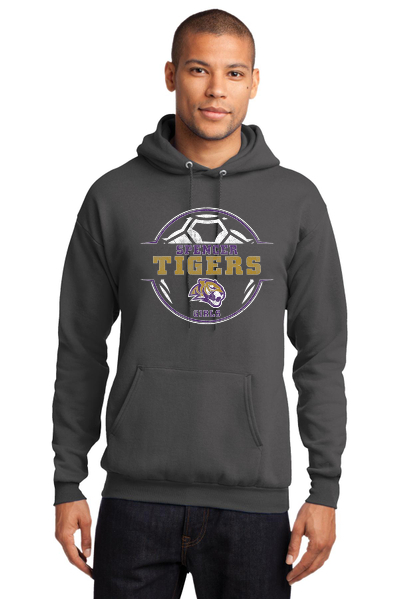 CLEARANCE | SHS Girls Soccer - Hooded - Adult X-Large - Charcoal