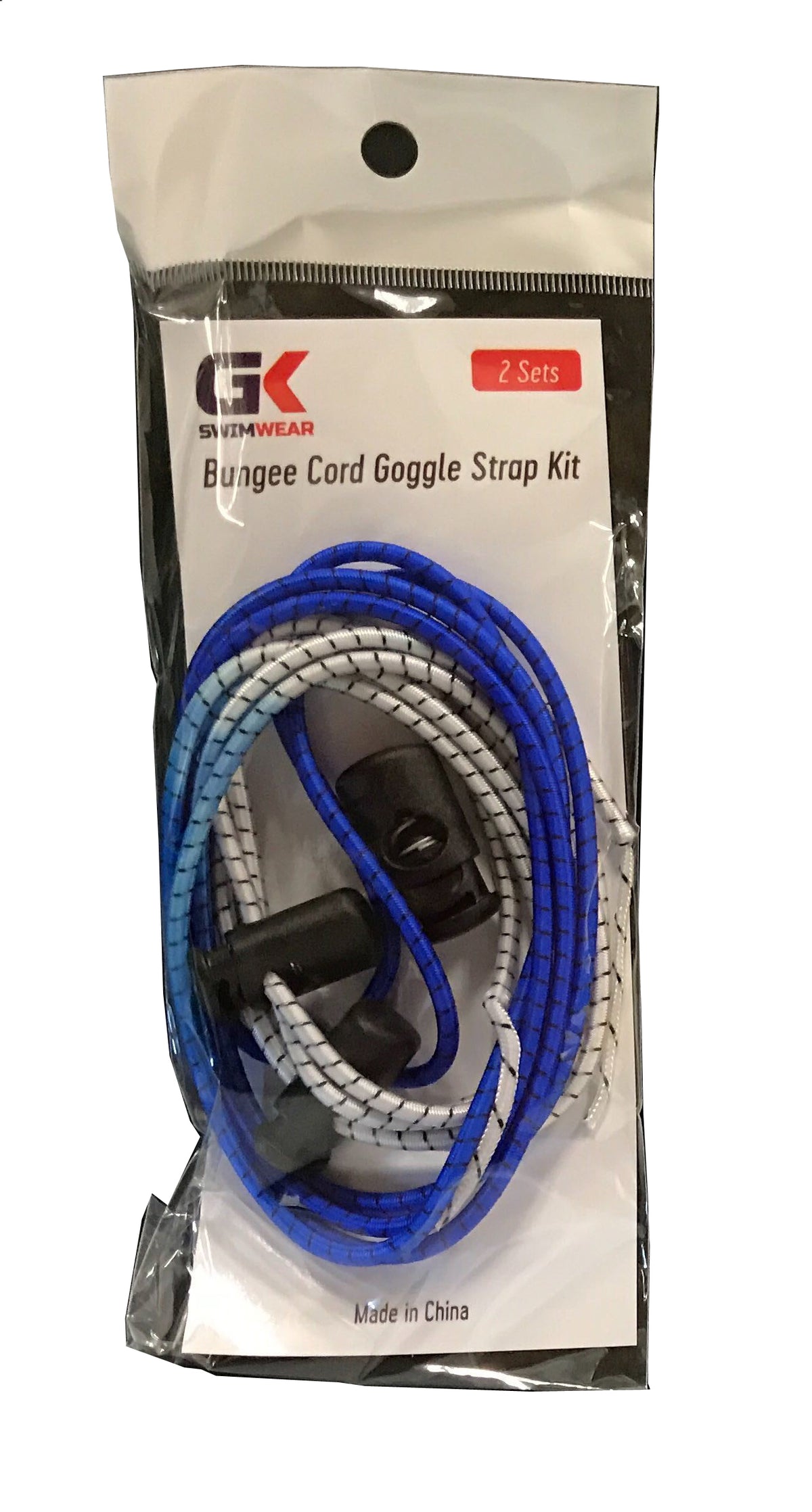 CLEARANCE | GK Swimwear Bungee Cord Goggle Strap Kit (2 Sets)