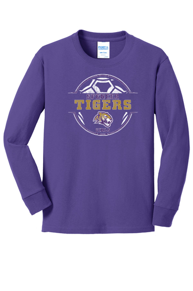CLEARANCE | SHS Girls Soccer - Long-sleeve Tee - Youth Medium - Purple