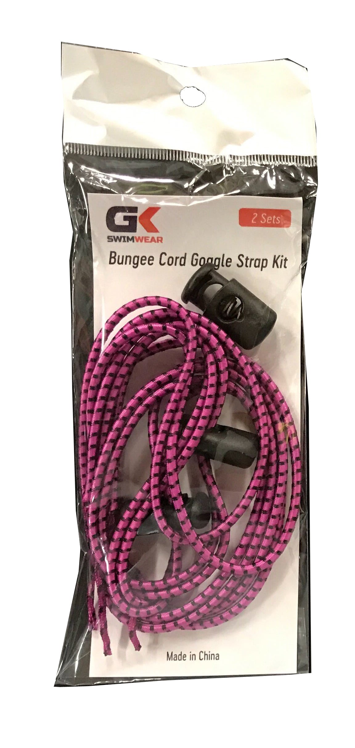 CLEARANCE | GK Swimwear Bungee Cord Goggle Strap Kit (2 Sets)