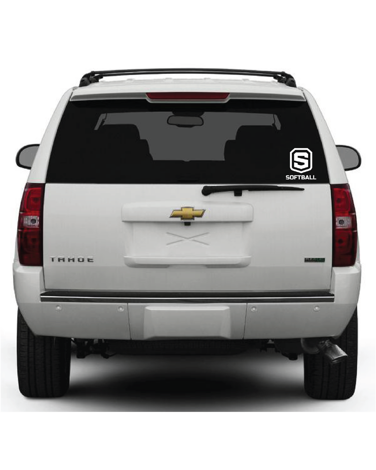 Car Decal | Shield &quot;Softball&quot;